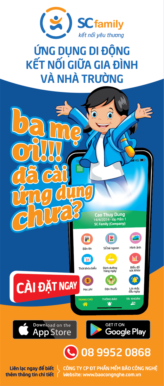 Banner quảng cáo app SC